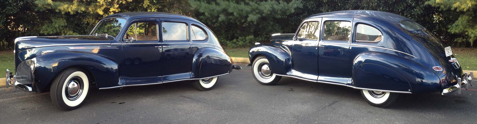 Classic Car Wedding Transportation 1940 Lincoln Zephyr