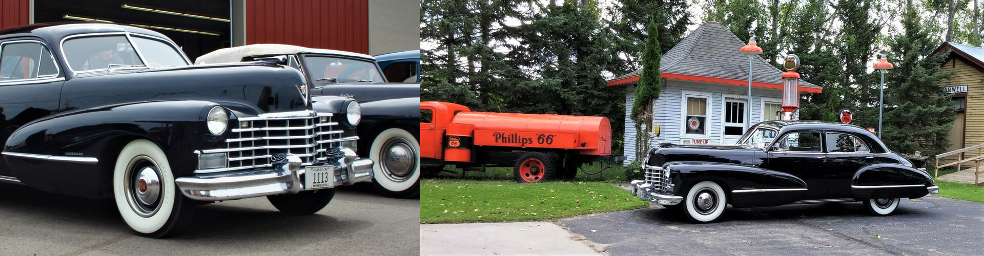 Classic Car Wedding Transportation 1946 Cadillac