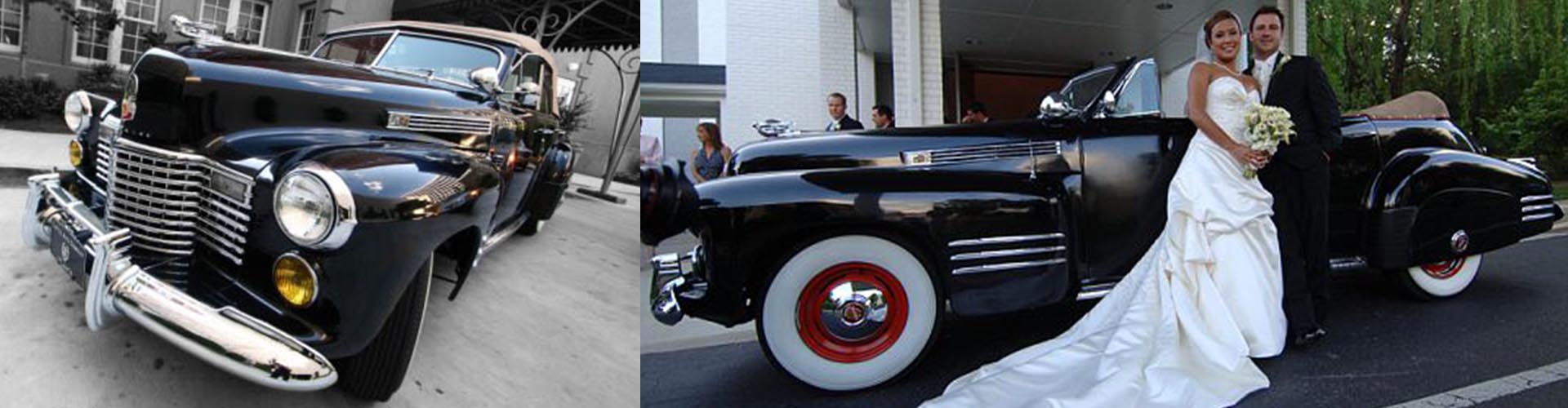 Classic Car Wedding Transportation 1941 Cadillac