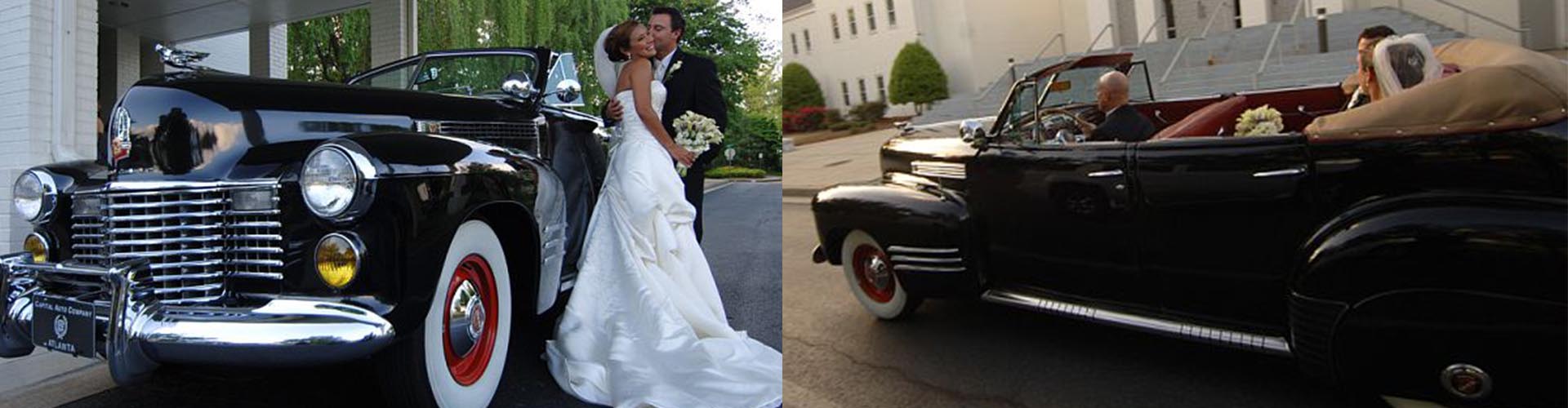 Classic Car Wedding Transportation 1941 Cadillac