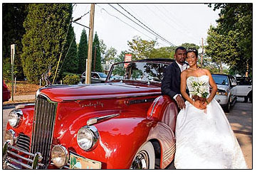 Classic Car Limo 1942 Packard (Red) Luxury