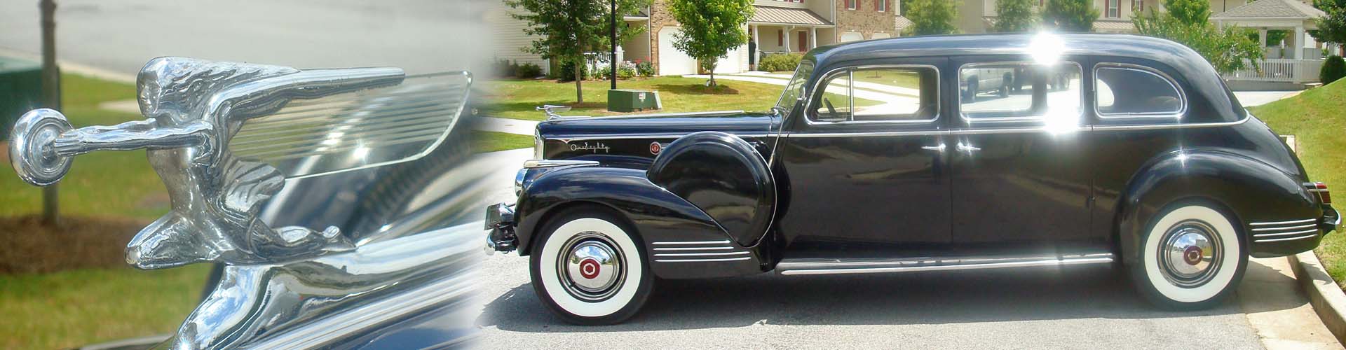 Classic Car Wedding Transportation 1942 Packard Luxury