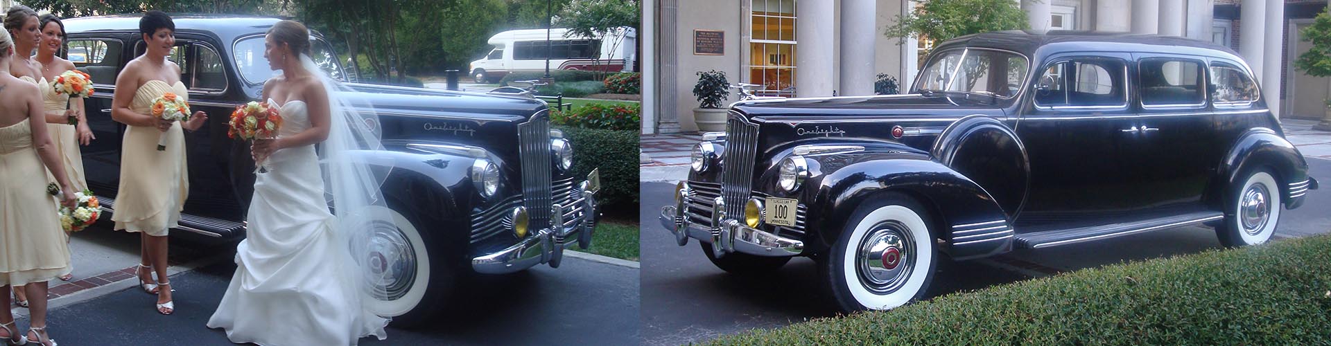 Classic Car Wedding Transportation 1942 Packard Luxury
