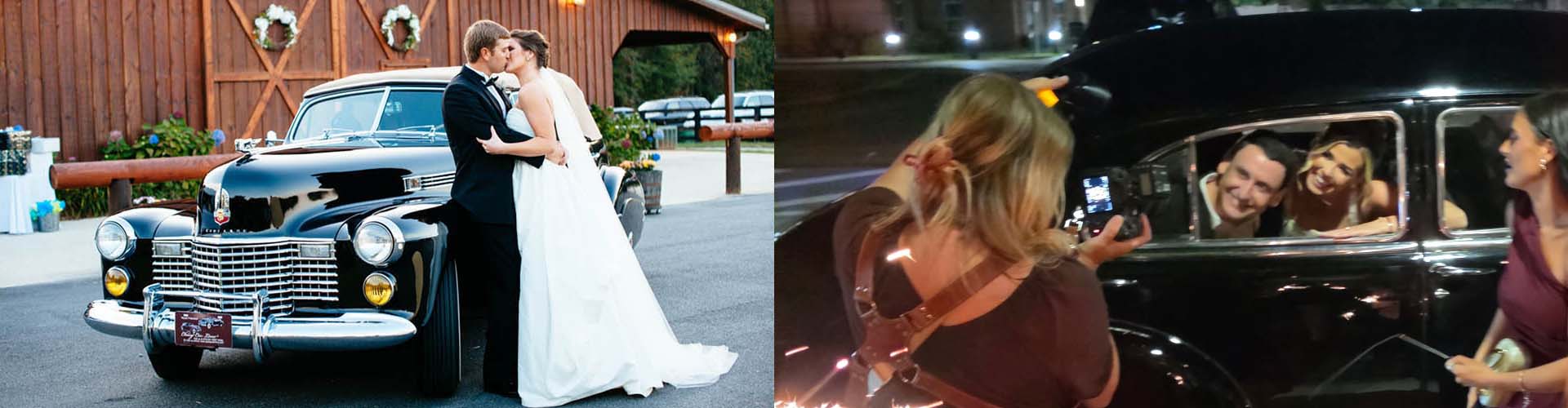 Classic Car Wedding Transportation